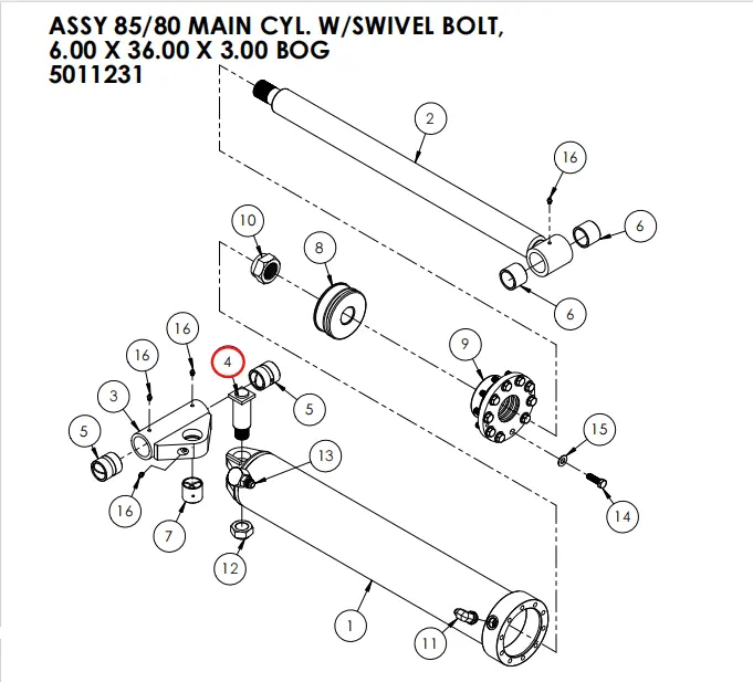 WLDT SWIVEL BOLT 2.00X5.50 Part No - 5003609.webp