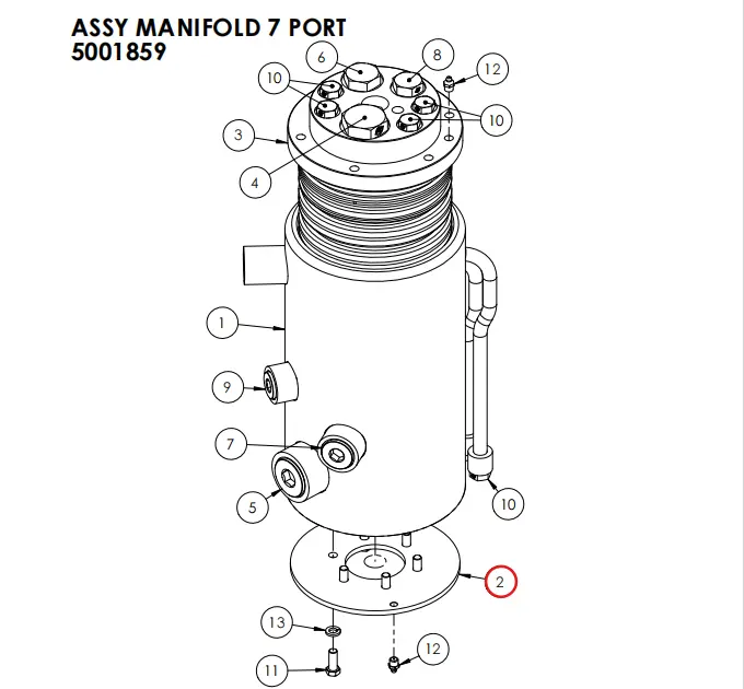 MANIFOLD RETAINER 7 PORT PART # 260259.webp