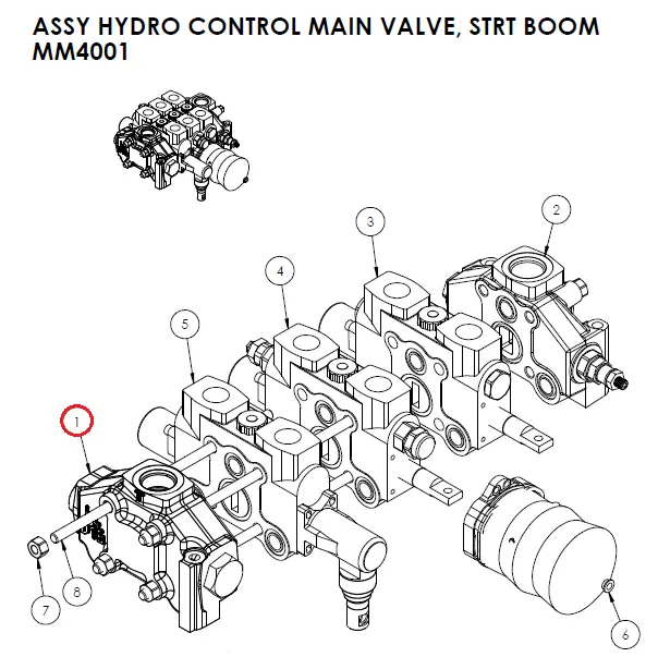 ASSY OUTLET, MAIN - Part No. MM4241.webp