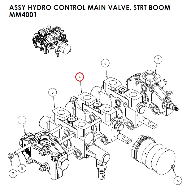 ASSY MAIN SECTION - Part No. MM4247.webp