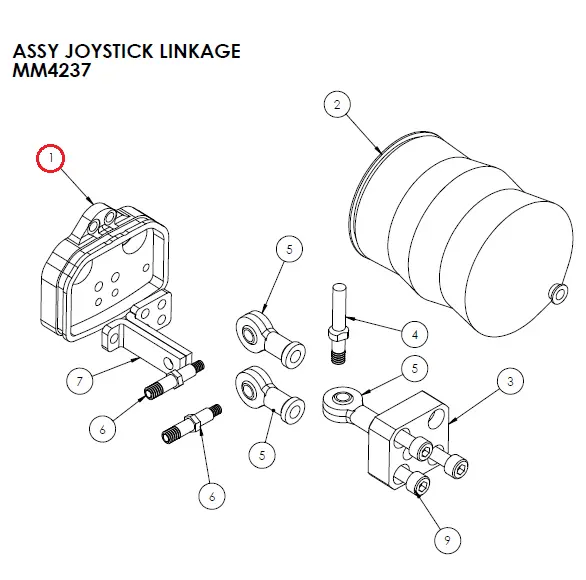 JOYSTICK MOUNT PLATE - Part No. MM4250.webp
