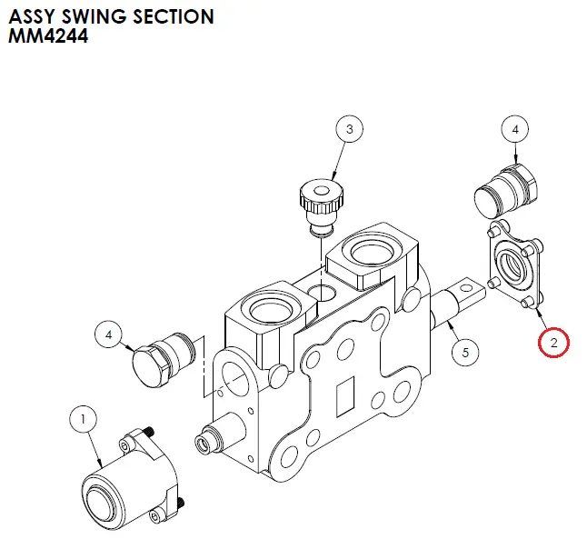 ASSY SPOOL FLANGE KIT - Part No. MM4205 .webp