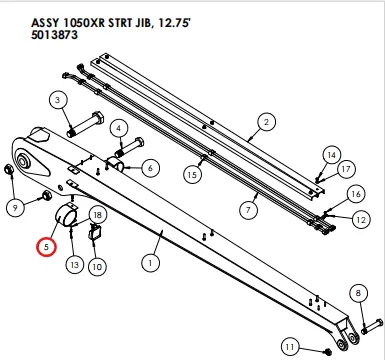 WLDT LIGHT BRACKET, BOLT-ON R.H. Part No - 610091.webp