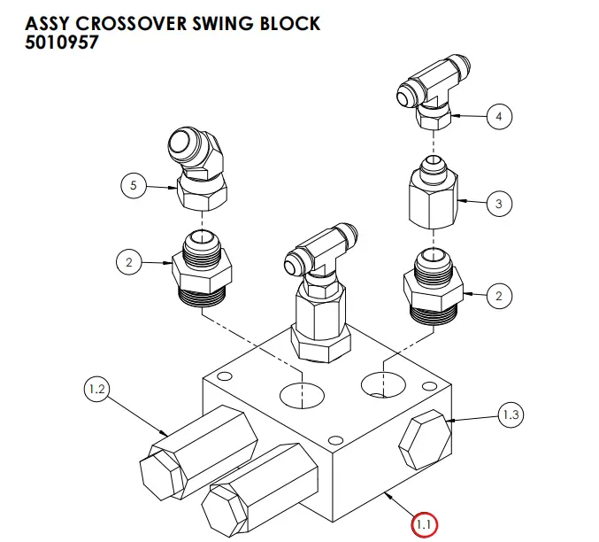 BLOCK FOR FF8360 DUAL SHOCKLESS RELIEF ASS'Y PART # FF8382.webp