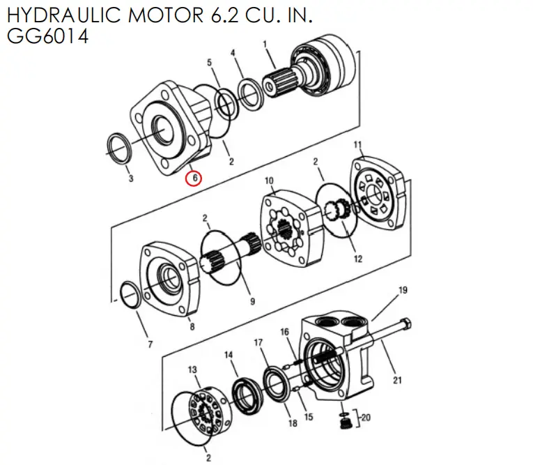 HOUSING, BEARING, DIAGONAL (4 BOLT) PART # GG6103.webp