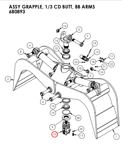 HYD MOTOR, 18.6 CI PART # GG6015.png