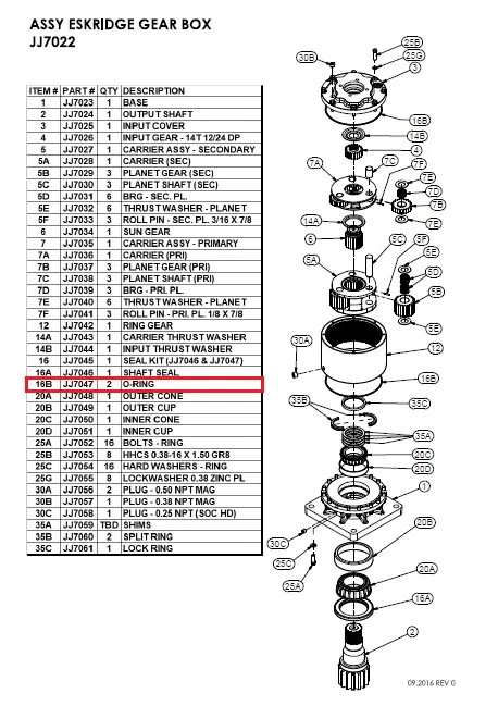 SHAFT SEAL - Part No. JJ7047.webp