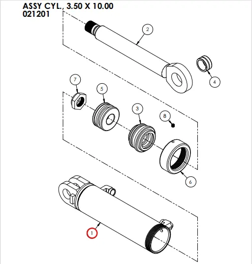 WLDT TUBE 3.50 X 10.00 CYL. PART # 210095.webp