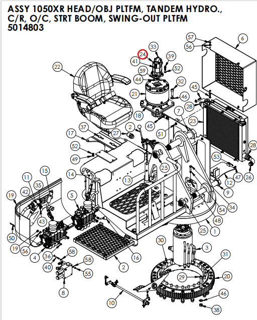 HYD. MOTOR, 6.2 CI PART # GG6014.png