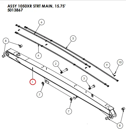 WLDT 1050XR STRT MAIN, Part No - 5013868.webp