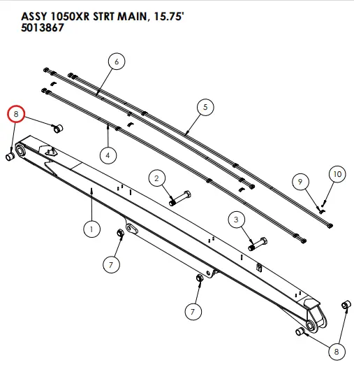 ALUMINUM BRONZE BUSHING, 2.50 I.D. Part No - 450581.webp