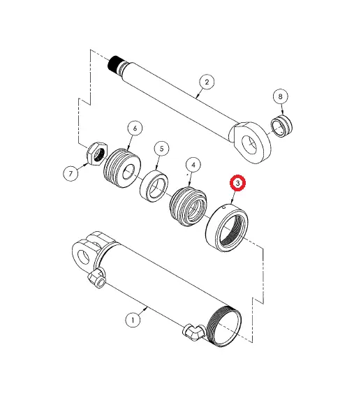 MCHG GLAND NUT 3.50 3.88-8 ΤΡΙ - Part No. 220510.webp