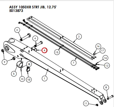 WLDT LIGHT BRACKET, BOLT-ON L.H. Part No - 610092.webp