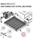 ASSY SWING-OUT PLTFM, OBJ HYDRO - Part No. 5012212