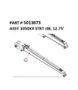 ASSY 1050XR STRT JIB, 12.75' - Part No. 5013873 