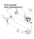 Serco Tube Weldment 8500 Jib Cylinder (Part 5018038)