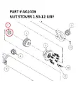 NUT STOVER 1.50-12 UNF - Part No. AA1406