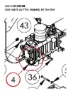 ASSY VALVE W/ FTGS, MM4002 JIB TANDEM - Part No. 5019368