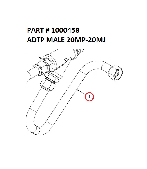 ADTP MALE 20MP-20MJ - Part No. 1000458