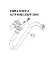 Male Adapter 20MP-20MJ for Serco 1050XR (Part 1000458)