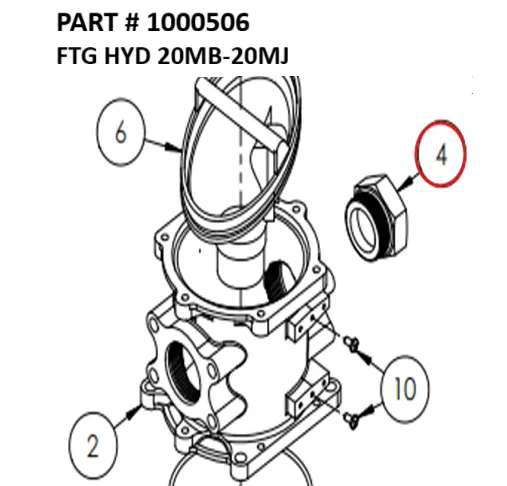 FTG HYD 20MB-20MJ - Part No. 1000506