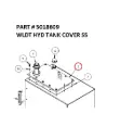 WLDT HYD TANK COVER SS - Part No. 5018609