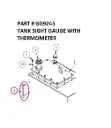 TANK SIGHT GAUGE WITH THERMOMETER - Part No. GG9245