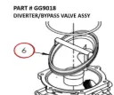 DIVERTER/BYPASS VALVE ASSY - Part No. GG9018