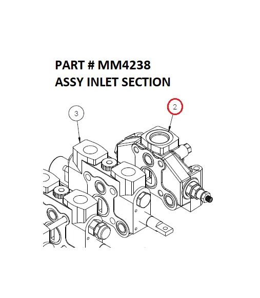 ASSY INLET SECTION - Part No. MM4238