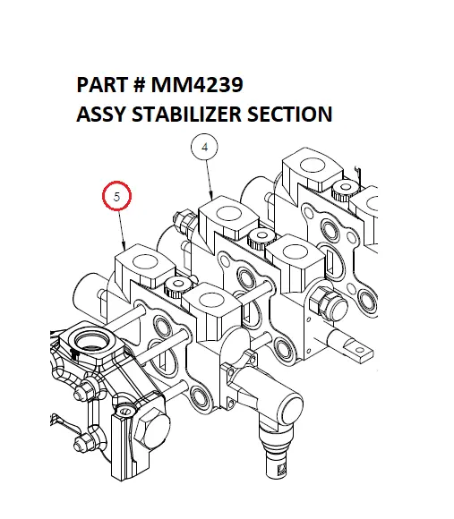 ASSY STABILIZER SECTION - Part No. MM4239