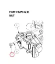 NUT - Part No. MM4233