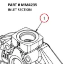 INLET SECTION - Part No. MM4235