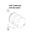 Serco 1050XR Joystick Boot (Part MM4208)