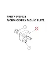 Serco 1050XR Machined Joystick Mount Plate (Part 5010921)