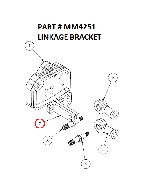 LINKAGE BRACKET - Part No. MM4251