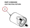 ASSY NEUTRAL RETURN - Part No. MM4203