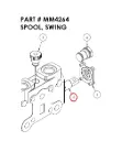 SPOOL, SWING - Part No. MM4264