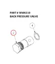BACK PRESSURE VALVE - Part No. MM4210
