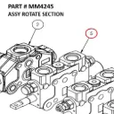 ASSY ROTATE SECTION - Part No.  MM4245 