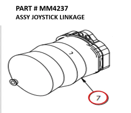ASSY JOYSTICK LINKAGE - Part No. MM4237