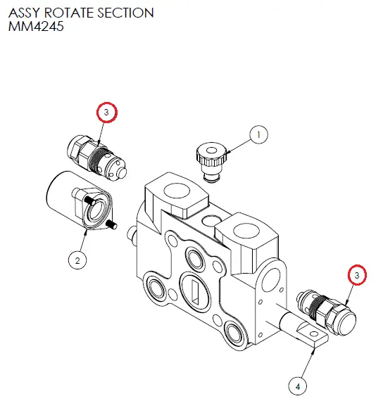 PRESSURE RELIEF 2000 PSI - Part No. MM4209