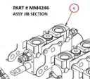 ASSY JIB SECTION - Part No. MM4246