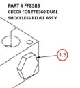 Serco 1050XR Check Valve for FF8360 Dual Shockless Relief Valve (Part FF8383)