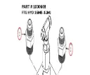Hydraulic Fitting 16MB-12MJ for Serco 1050XR (Part 1000603)