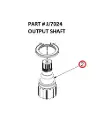 OUTPUT SHAFT - Part No. JJ7024
