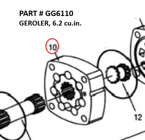 GEROLER, 6.2 cu.in. - Part No. GG6110