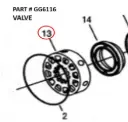 VALVE - Part No. GG6116