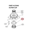 Serco 1050XR Gearbox Outer Bearing Cup (Part JJ7049)