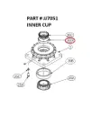 Serco 1050XR Gearbox Inner Bearing Cup (Part JJ7051)