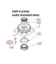 HARD WASHERS-RING - Part No. JJ7054 
